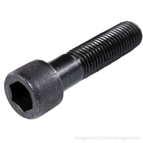 Socket cap screw, DIN912, grade 12.9, black finish, quality assured, competitive supplier